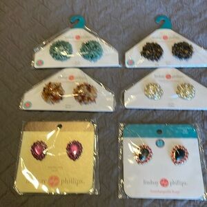 New lot of 6 Lindsay Phillips shoe snaps